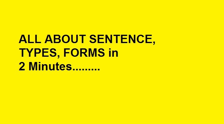All about sentence for WBCS/SSC TET/Primary Tet 2020-21