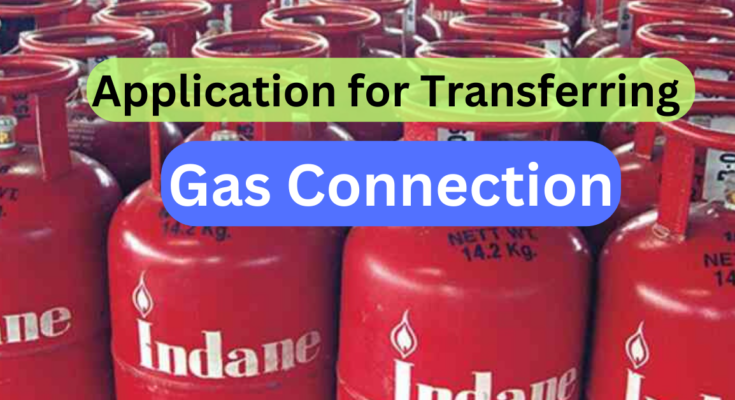 Application for transferring gas connection