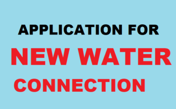 Application for new water connection