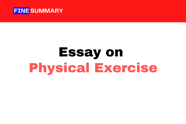 physical exercise essay in english