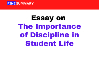 Essay on the importance of discipline in student life