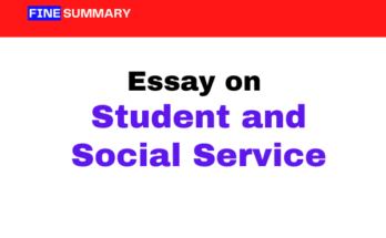 student and social service essay