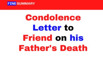 Condolence letter to friend on his father's death