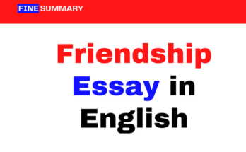 Friendship Essay in English